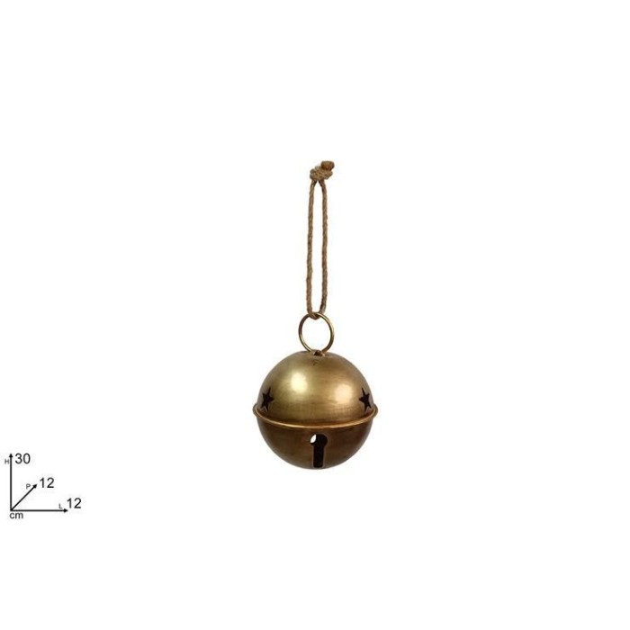 CAMPANACCIO METALLO D12 H30 OR